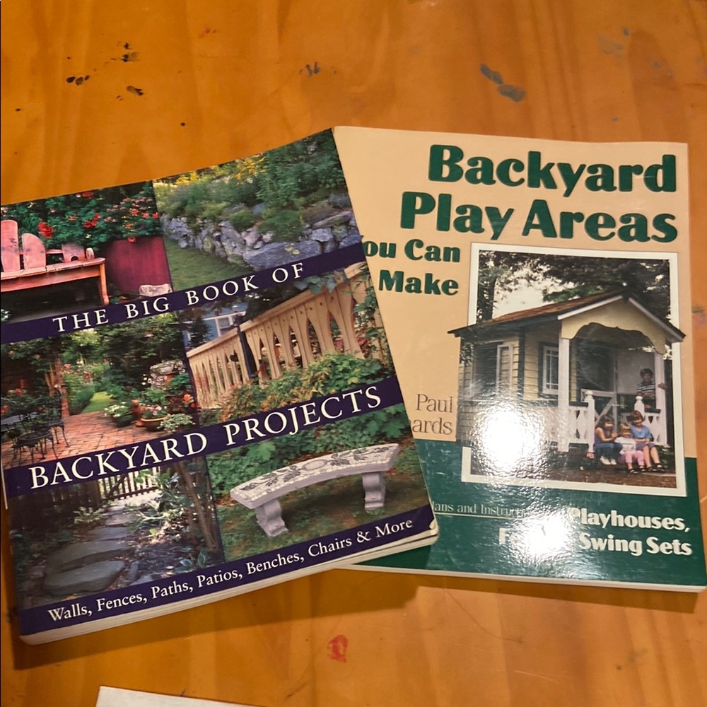 Backyard Project and Play Area Books